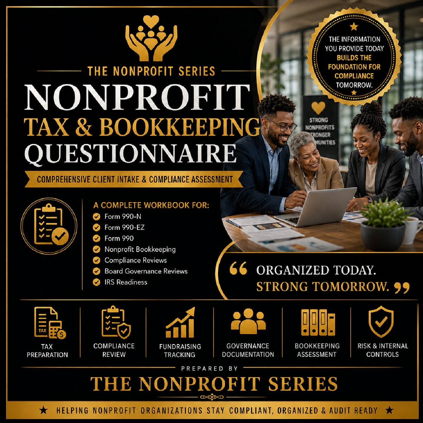 Nonprofit Tax & Bookkeeping Questionnaire